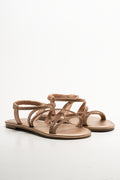 Diamante Strappy Sandals Natural