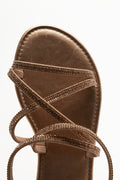 Diamante Strappy Sandals Natural (4)