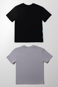 Batman 2 Pack T-Shirts Black And Grey (3)