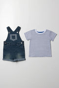 Denim Dungaree Set Blue (2)