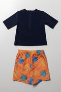 Octopus Swim Set Navy And Orange (3)