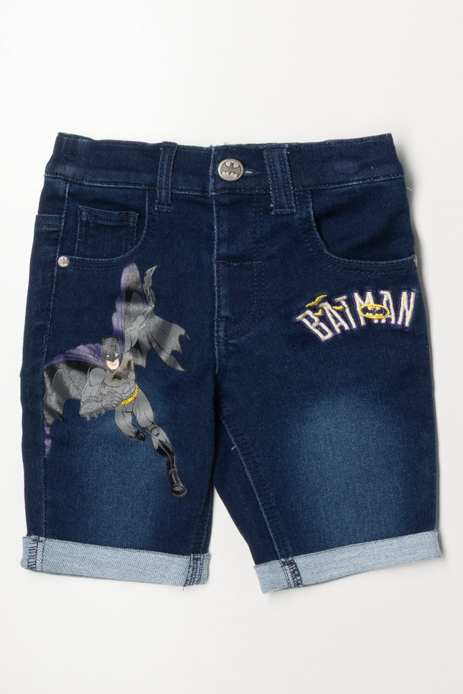Batman Denim Shorts Blue