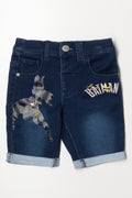 Batman Denim Shorts Blue