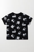 Transport Short Sleeve T-Shirt Black (2)