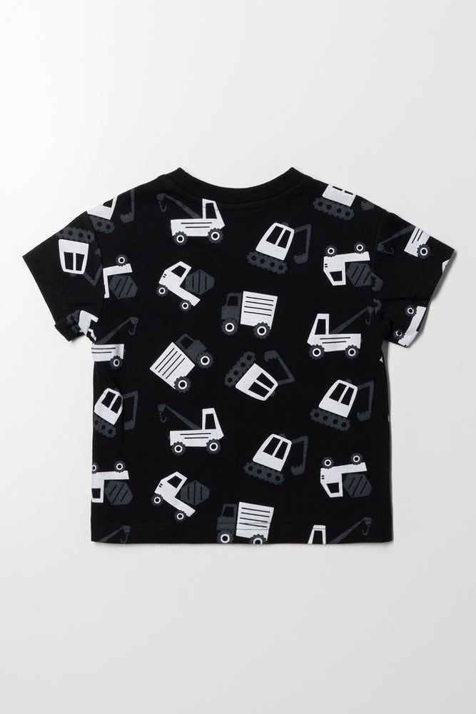 Transport Short Sleeve T-Shirt Black (2)