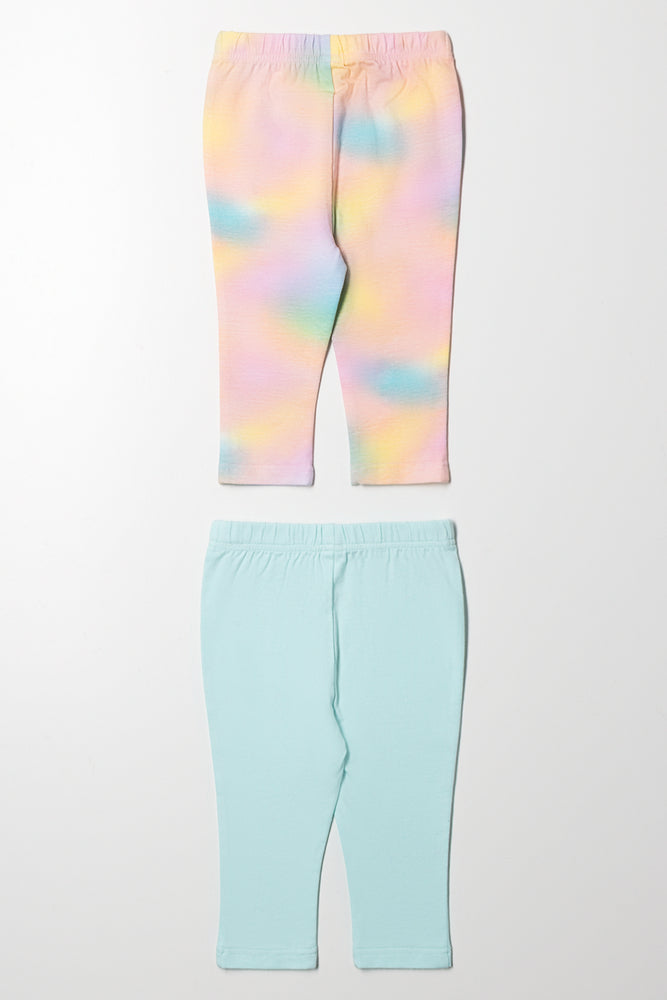 2 Pack Leggings Blue Multi (2)