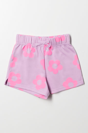 Flower Shorts Lilac