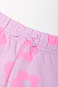 Flower Shorts Lilac (1)