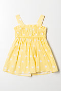 Strappy Dress Yellow (2)