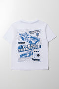 Hot Wheels T-Shirt White (2)