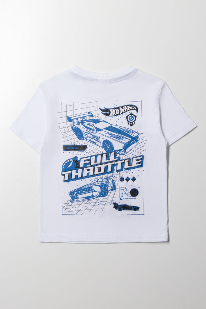 Hot Wheels T-Shirt White (2)