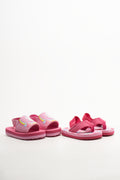 2 Pack Heart Sandals Pink