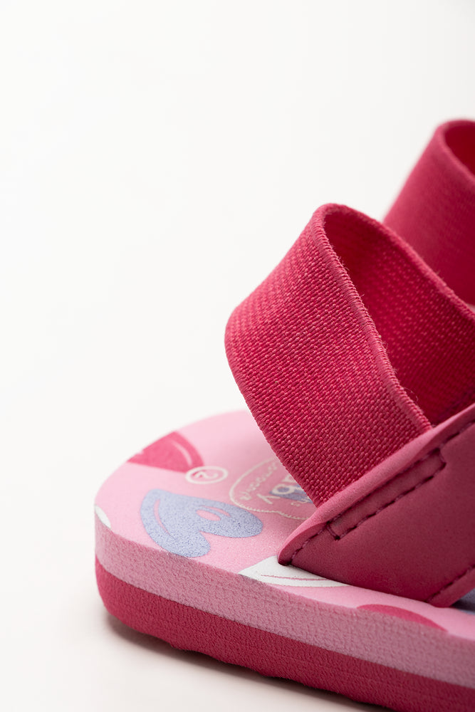 2 Pack Heart Sandals Pink (6)
