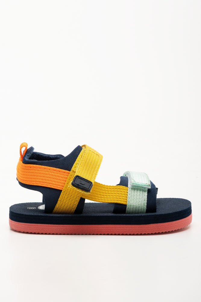 Double Strap Sandals Navy