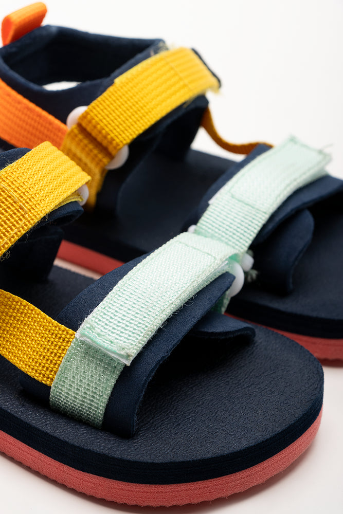 Double Strap Sandals Navy (2)