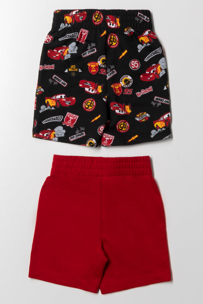 2 Pack Cars Knit Shorts (2)