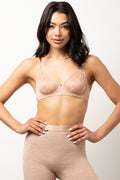 Mesh Underwire Bra Natural