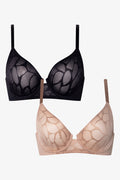 Mesh Underwire Bra Natural (1)