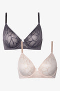 Mesh Underwire Bra Natural (1)