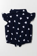 Front Tie Top Black And White (2)