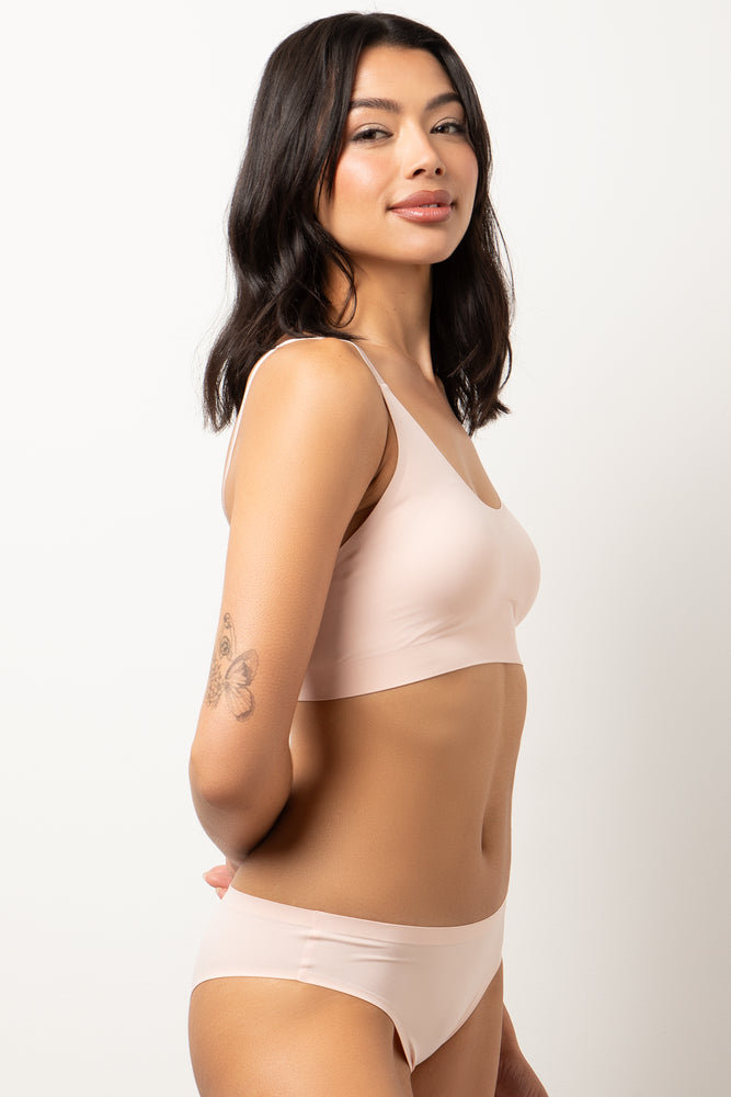 Bonded Bralette Pink (1)