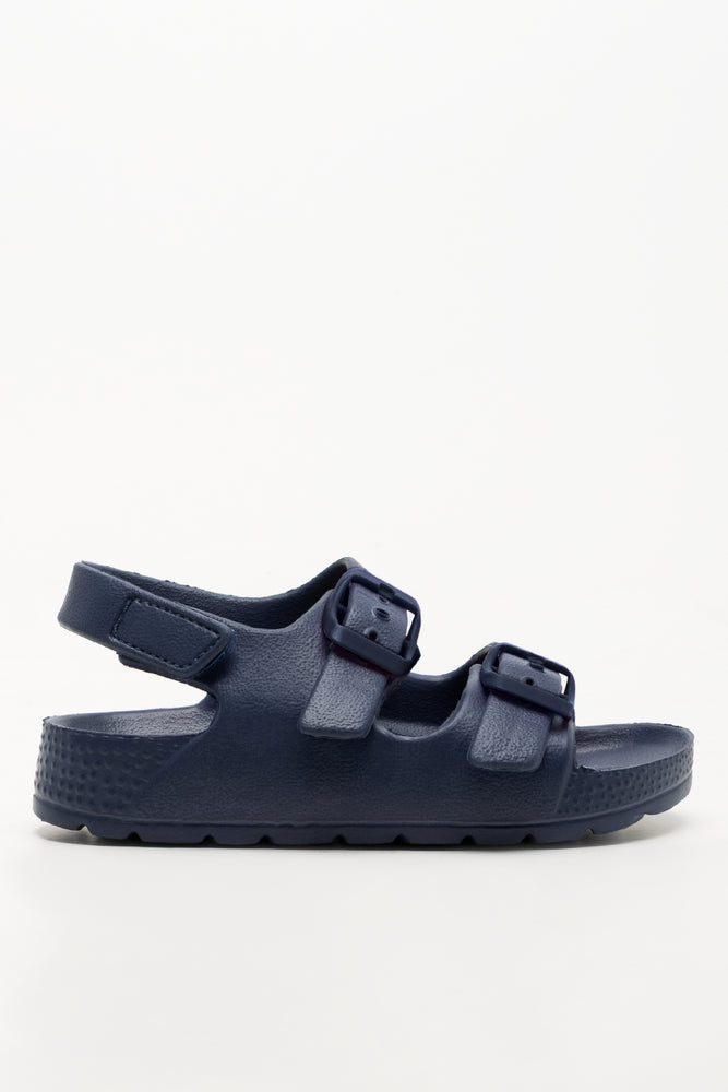 Double Strap Sandals Navy