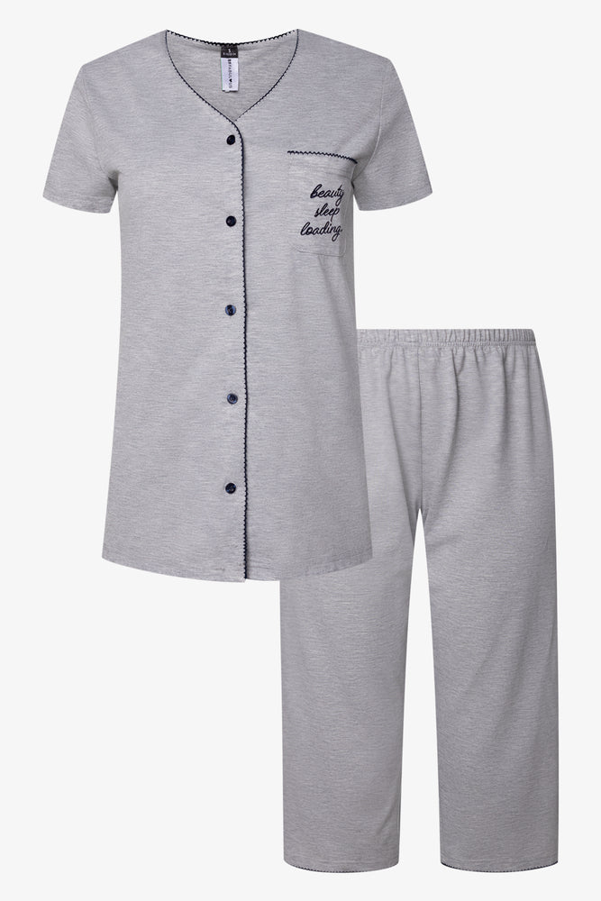 Beauty Sleep Loading Pyjama Set Grey