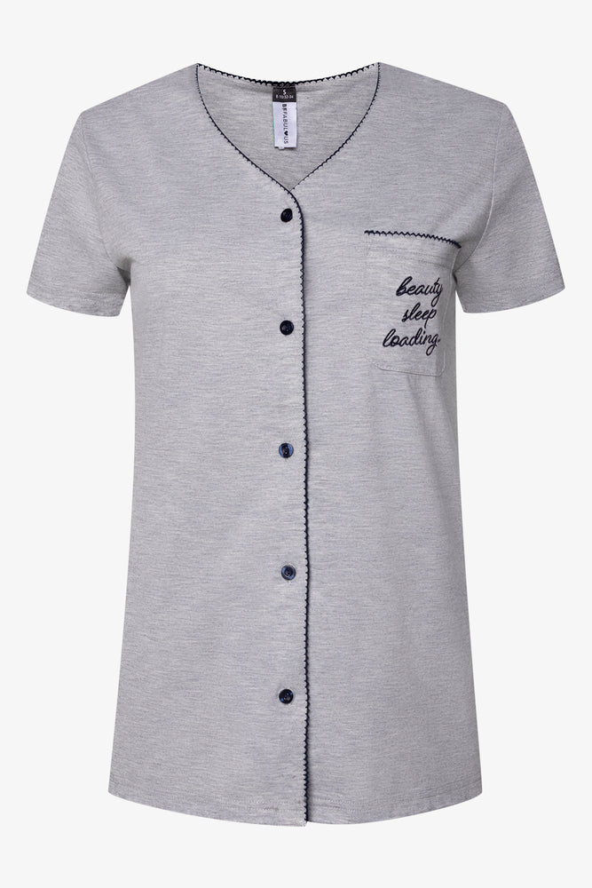 Beauty Sleep Loading Pyjama Set Grey