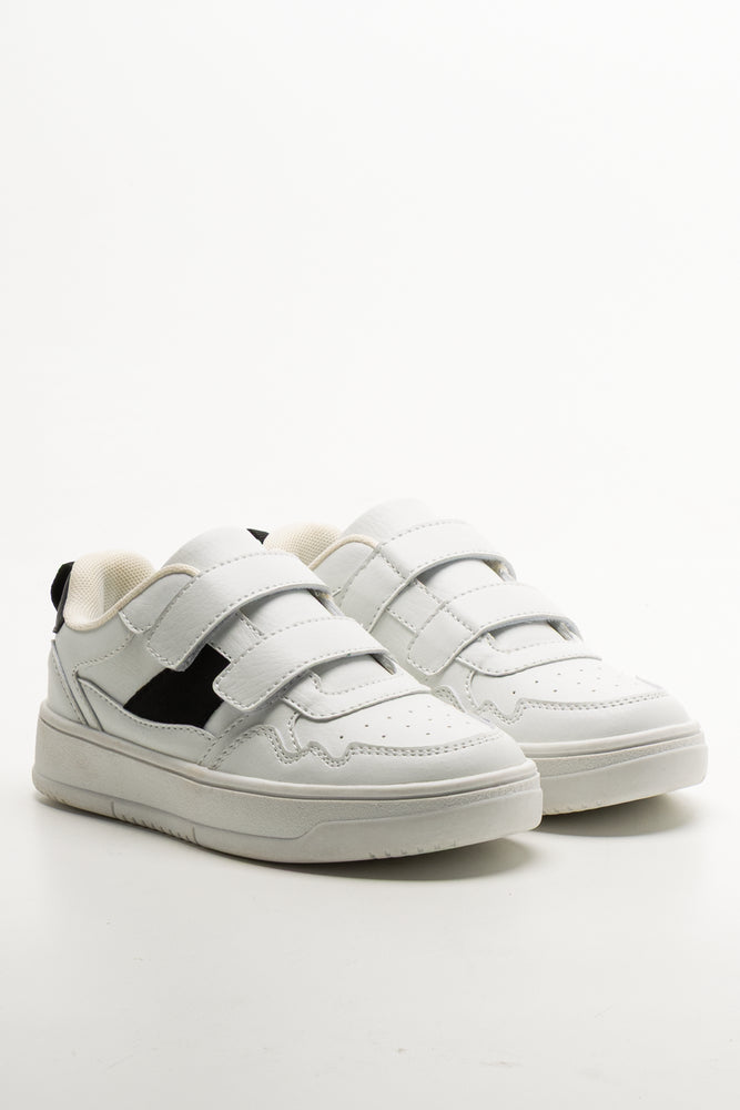 Double Velcro Sneakers White