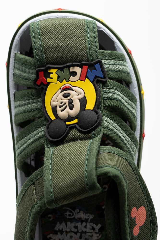 Mickey Mouse Foxing Sandals Green (4)