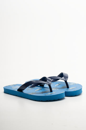 Shark Flip Flops Navy