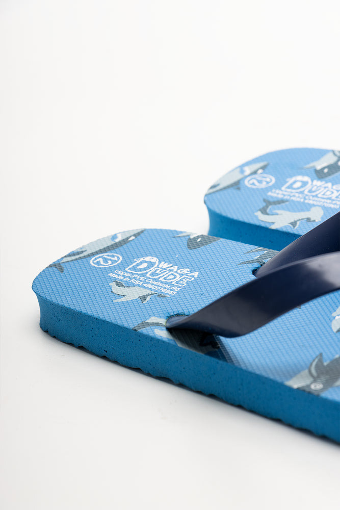 Shark Flip Flops Navy (3)