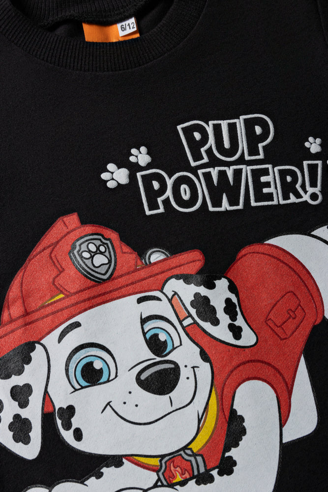 Paw Patrol 2 Pack T-Shirt Black And Orange