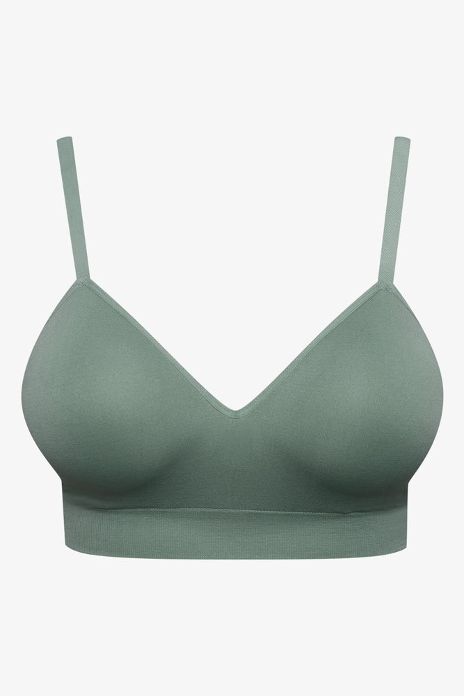 Seamfree Bralette Green