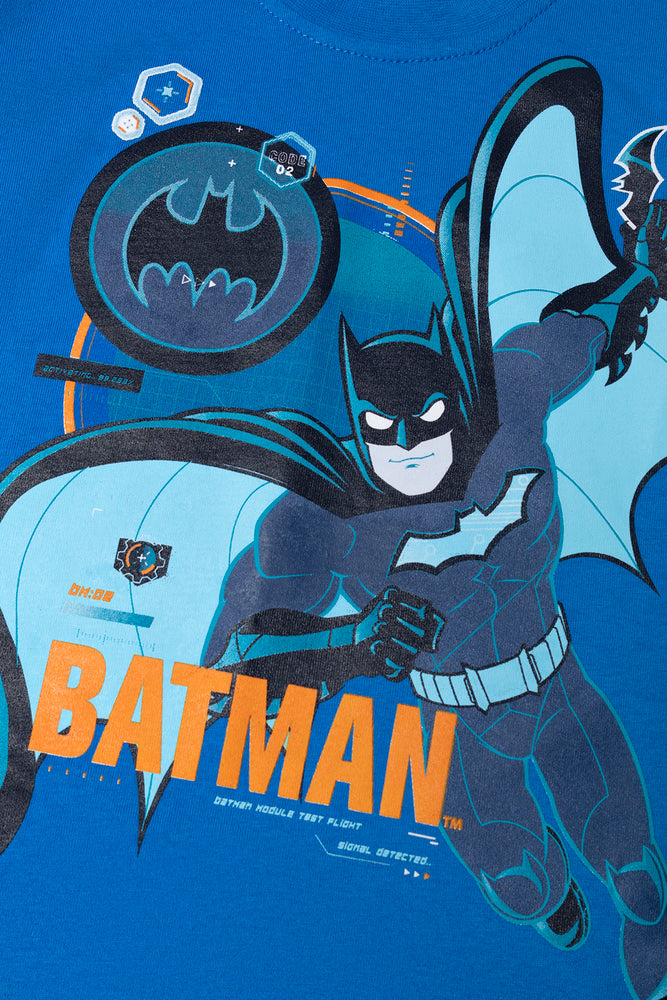 Batman Short Sleeve Pyjama Set Blue