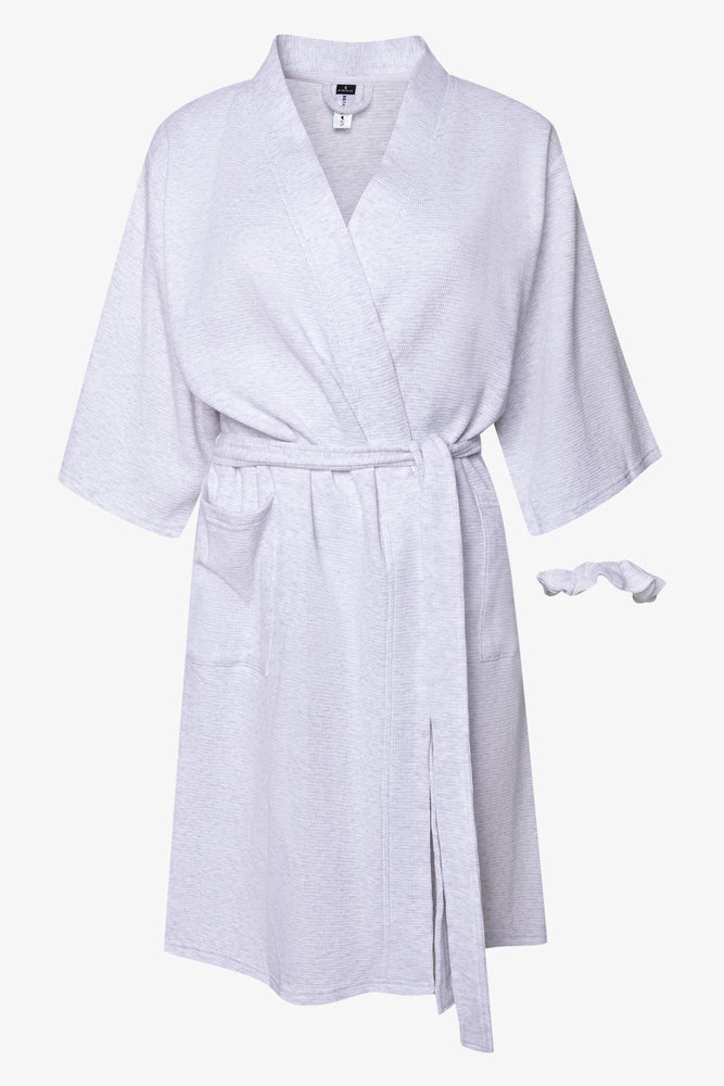 Waffle Gown Grey