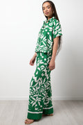 Short Sleeve Tropical Shirt Green (1)