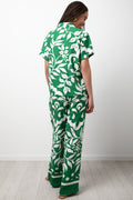 Short Sleeve Tropical Shirt Green (2)