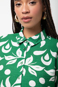 Short Sleeve Tropical Shirt Green (3)