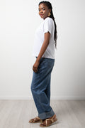 Crew Neck Short Sleeve T-Shirt White (1)