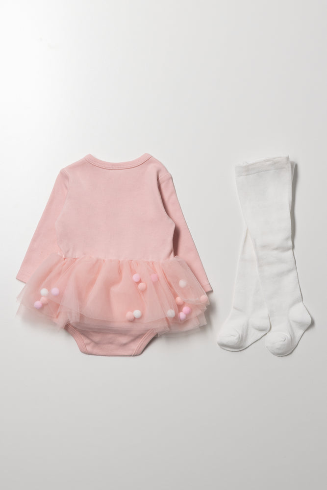 Cat Print Dress Pink (3)