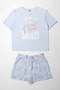 Koala Short Set Pyjamas Blue