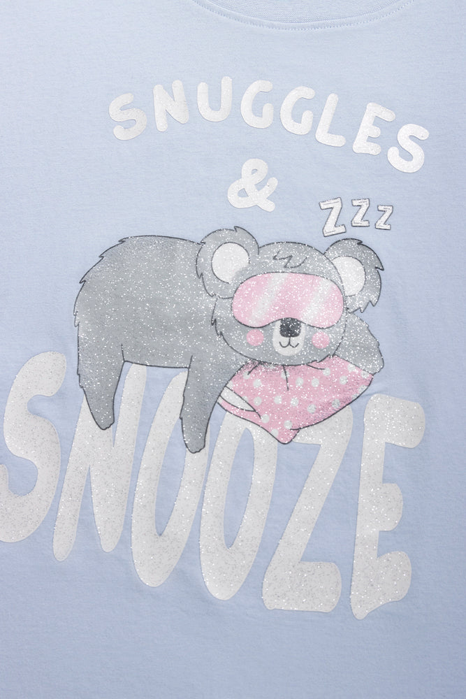 Koala Short Set Pyjamas Blue