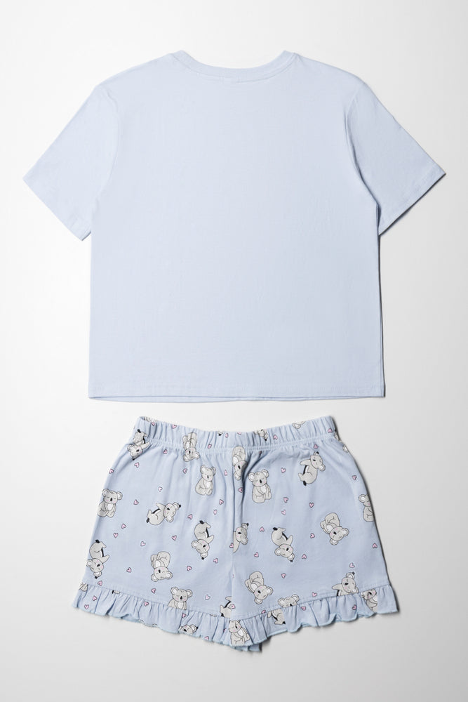 Koala Short Set Pyjamas Blue (3)