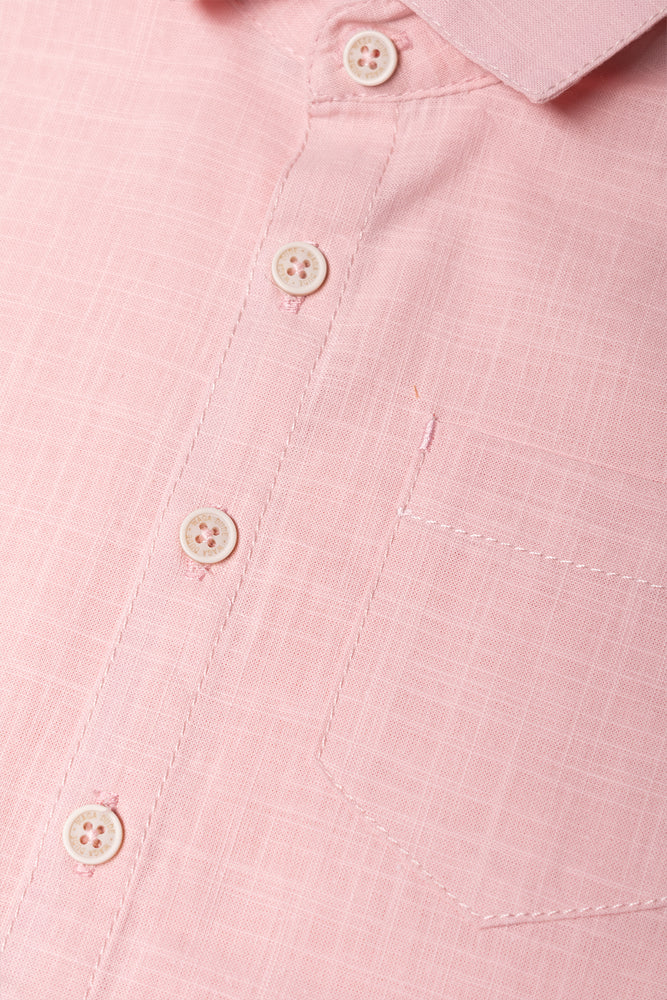 Short Sleeve Shirt Pink (1)