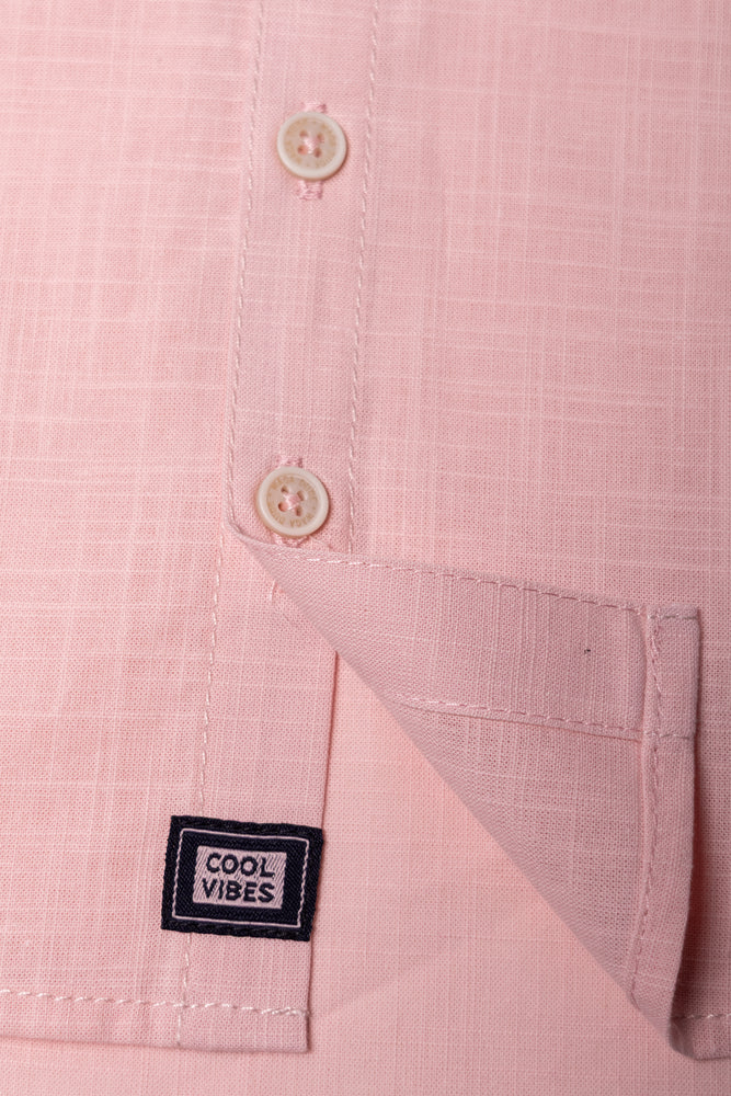 Short Sleeve Shirt Pink (2)