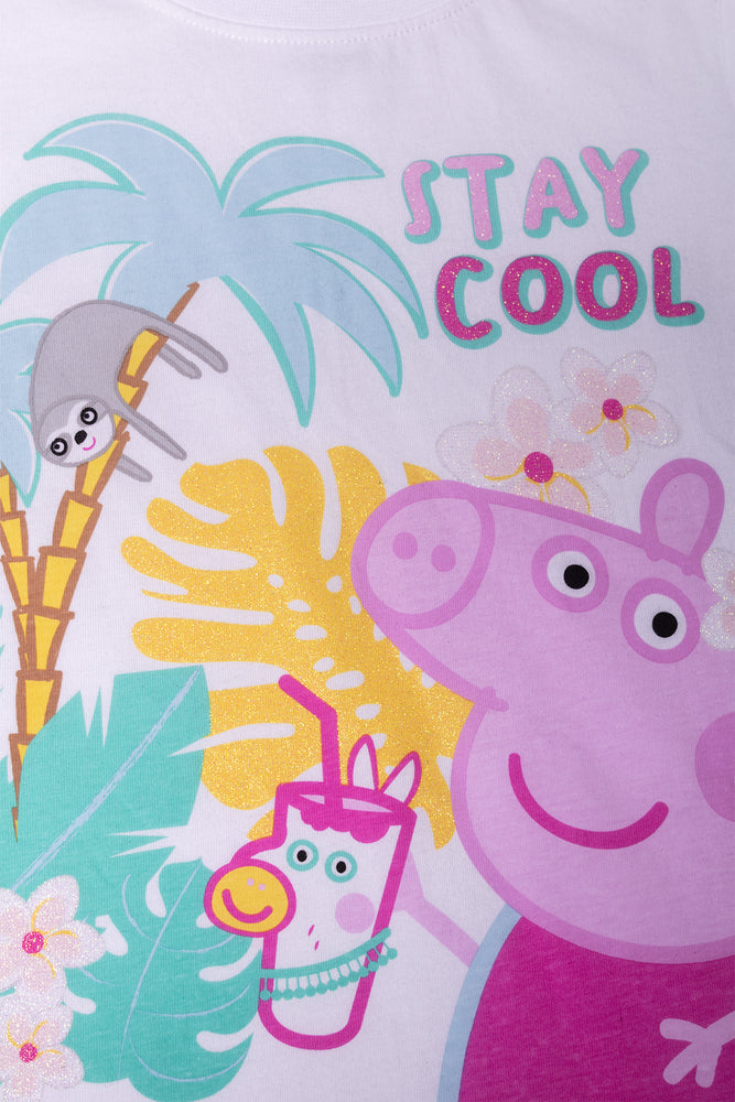 Peppa Pig Short Sleeve T-Shirt White