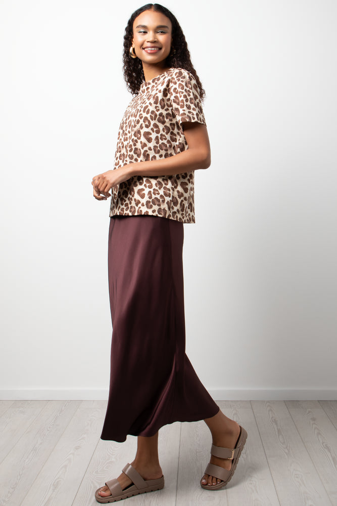 Leopard Short Sleeve T-Shirt Natural