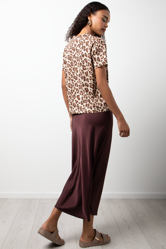 Leopard Short Sleeve T-Shirt Natural (2)