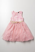 Sequence Mesh Dress Pink